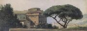 Pierre de Valenciennes View of the Convent of the Ara Coeli The Umbrella Pine (mk05) oil painting reproduction